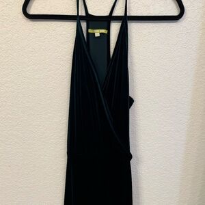 Emerald Green Velvet Dress